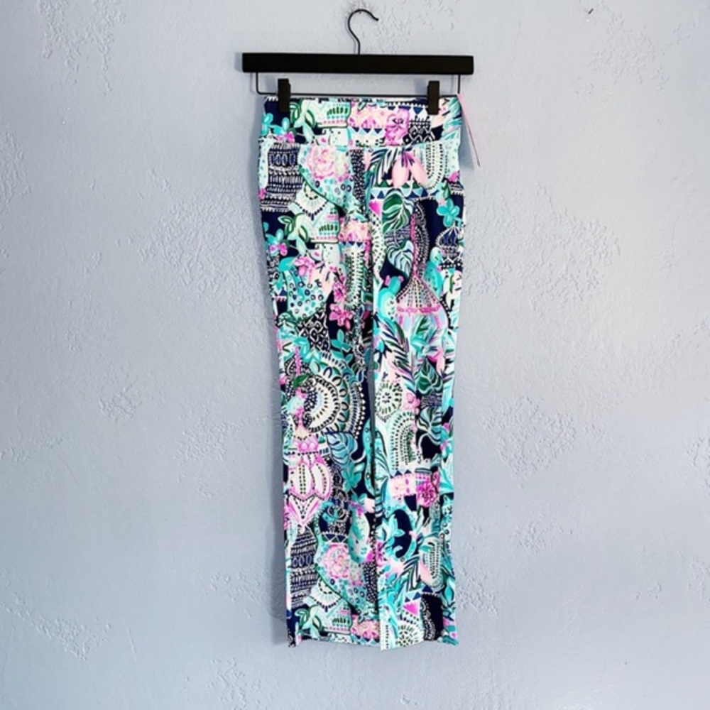 Lily Pulitzer Loralee Yoga Pants Looking Sharp Size XXS
